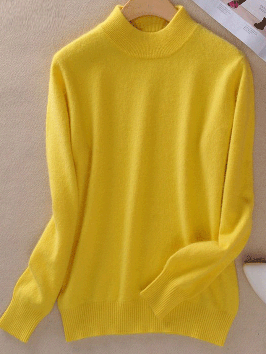 47% Off Women's Half-High Collar Sweater Pullover