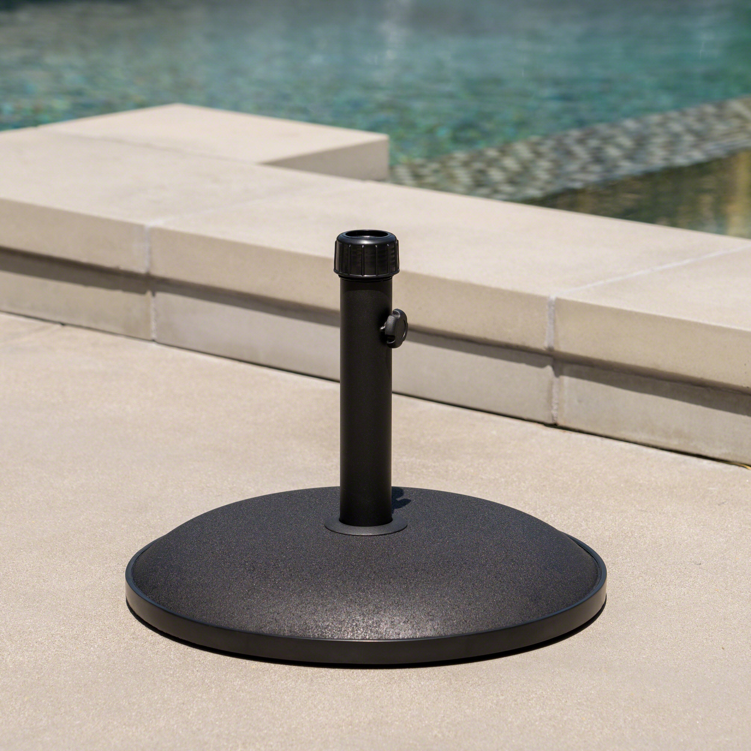 Hamilton Outdoor 33 lbs Circular Concrete Umbrella Base