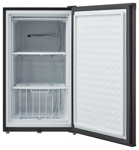 Whynter 3.0 Cu. Ft. Energy Star Upright Freezer With Lock   Stainless Steel   Contemporary   Freezers   by Virventures  Houzz