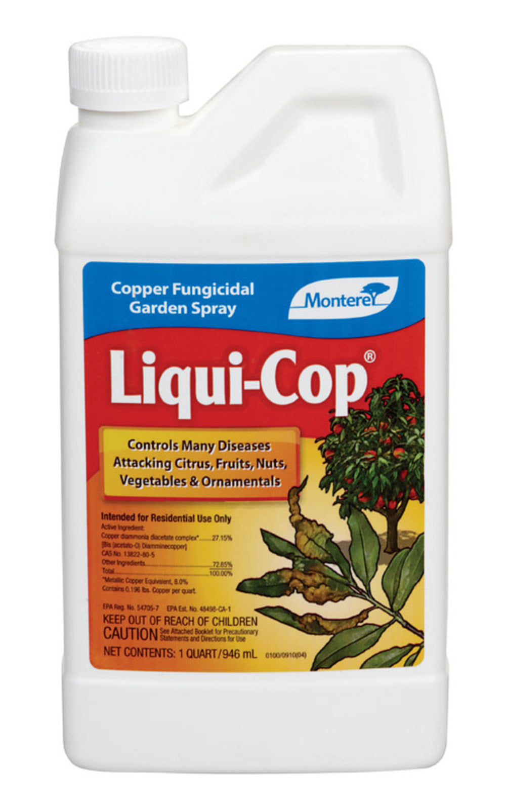 LIQUI-COP FUNGICIDE QT