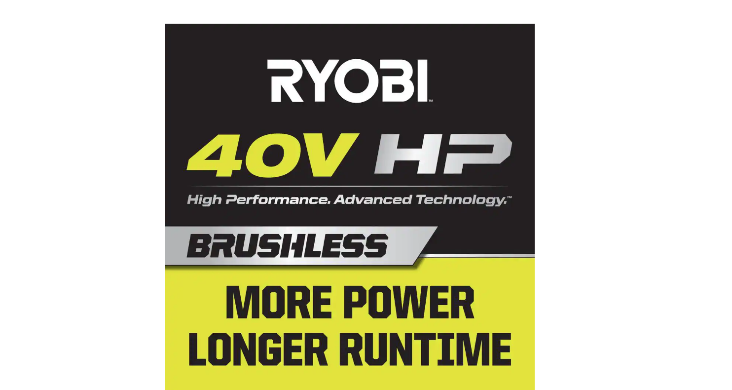 RYOBI RY404130VNM 40V HP Brushless Whisper Series 155 MPH 600 CFM Cordless Battery Leaf Blower with 4.0 Ah Battery and Charger