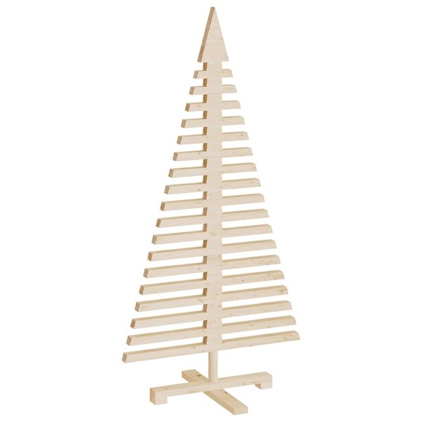 vidaXL Wooden Christmas Tree for Decoration 47.2 Solid Wood Pine