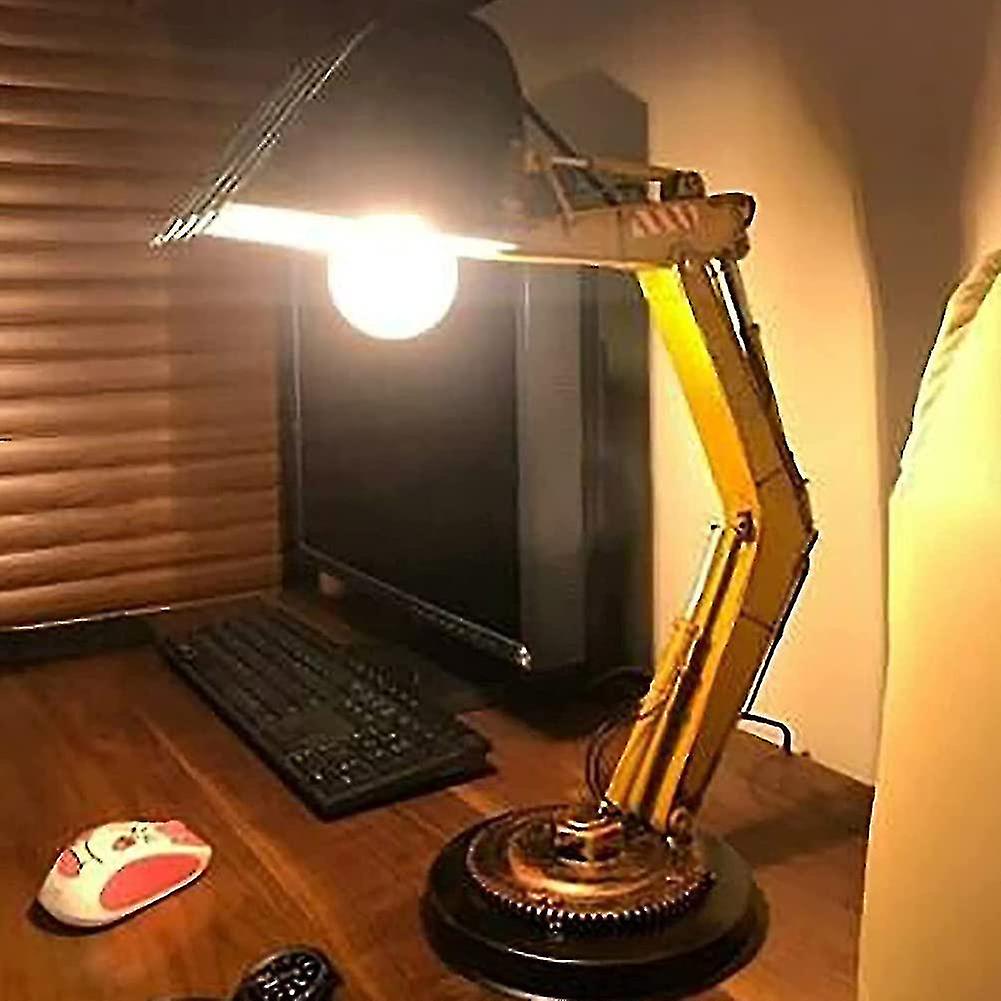 2023 - Digger Desk Lamp Movable Table Lamp Led - Unique Excavator Desk Lamp Decoration， Industrial Style