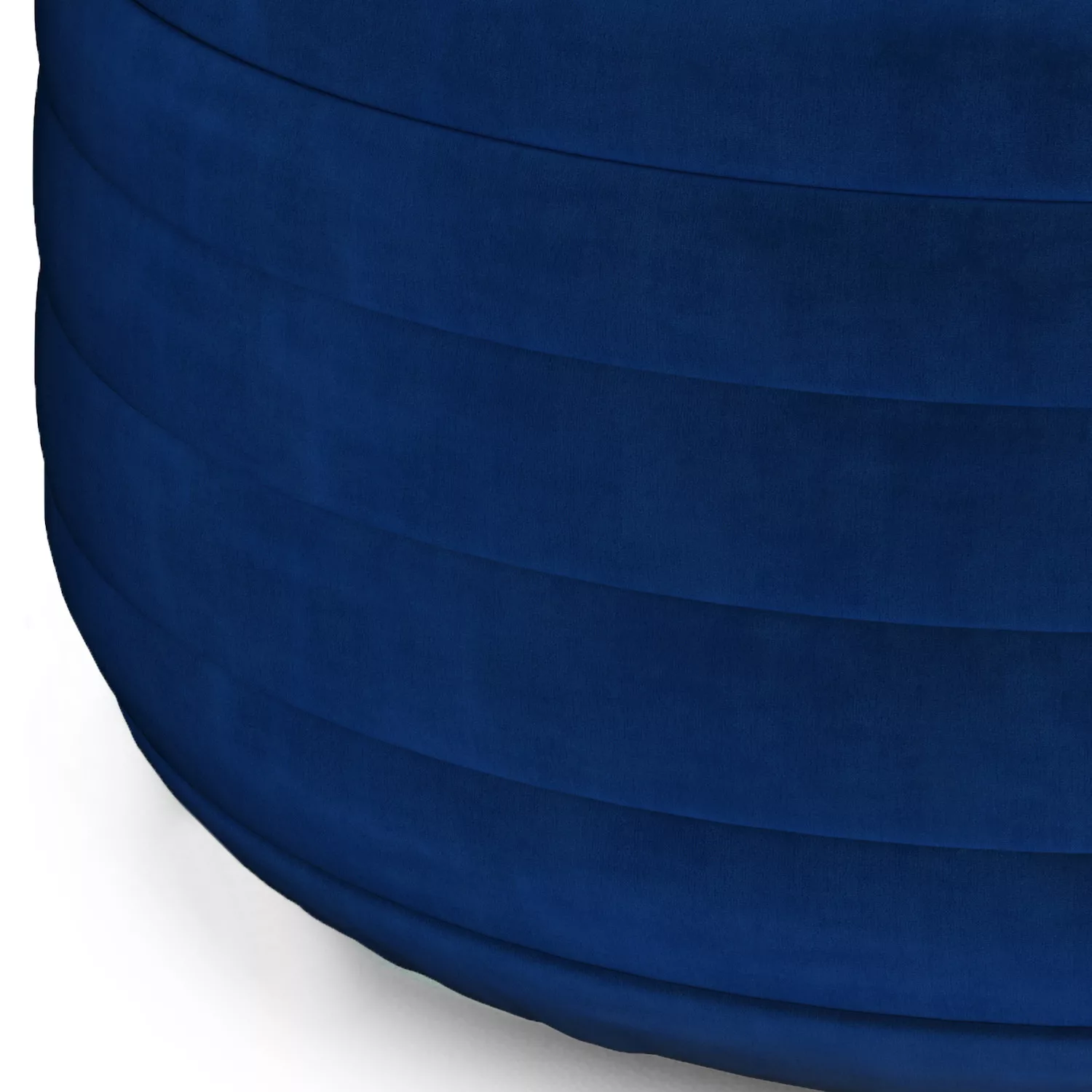 Simpli Home Vivienne Contemporary Round Pouf Ottoman