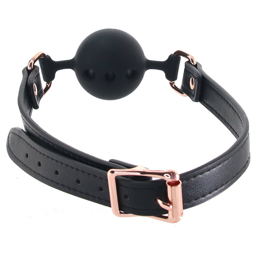 Bondage Couture Ball Gag in Rose Gold