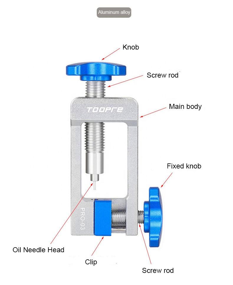 Bike Oil Needle Insertion Tool T Head Tubing Five line Body Truncation Compatible Cycling Multifunction Tools