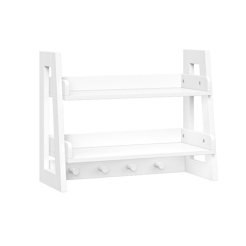 RiverRidge Home Kids 2-Tier Ladder Wall Shelf