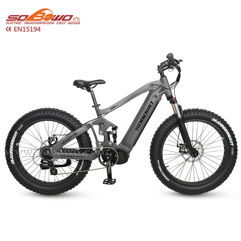 SOBOWO Top ebike 750w Off Road Electric Bike 26 Inch Electric Bike Wholesale Manufacturer E Bicycle 4.0 Fat Electric moto cycle