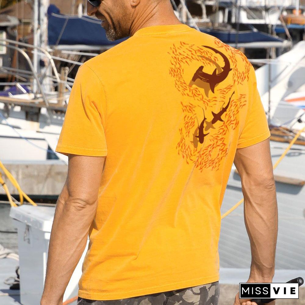 The Chase Mango Short Sleeve Crew Neck T-Shirt