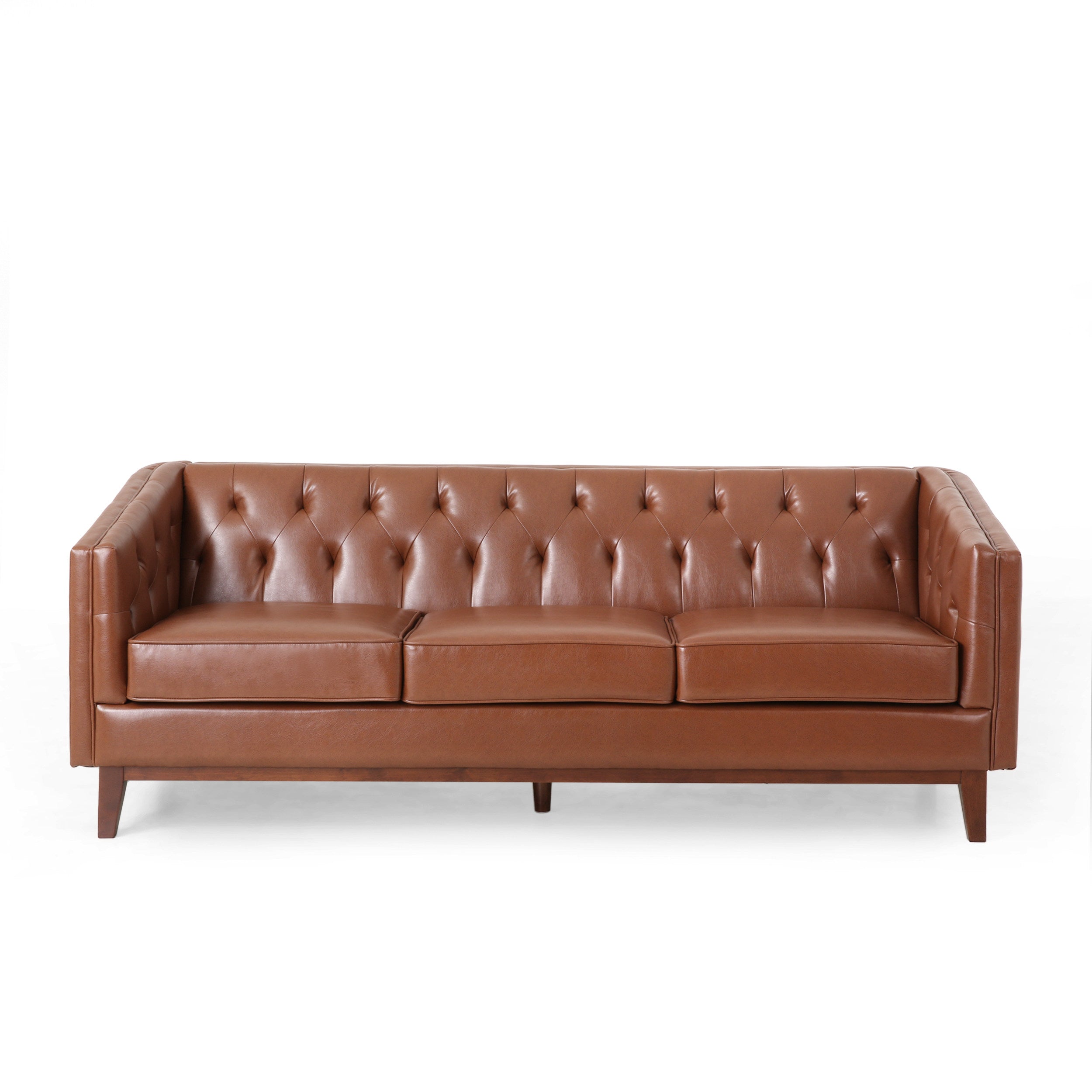 Colstrip Contemporary Upholstered 3 Seater Sofa