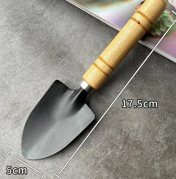 Garden Set Rake Tip Shovel Large Gardening Tools 3 piece mini succulent plant loosening flower shovel