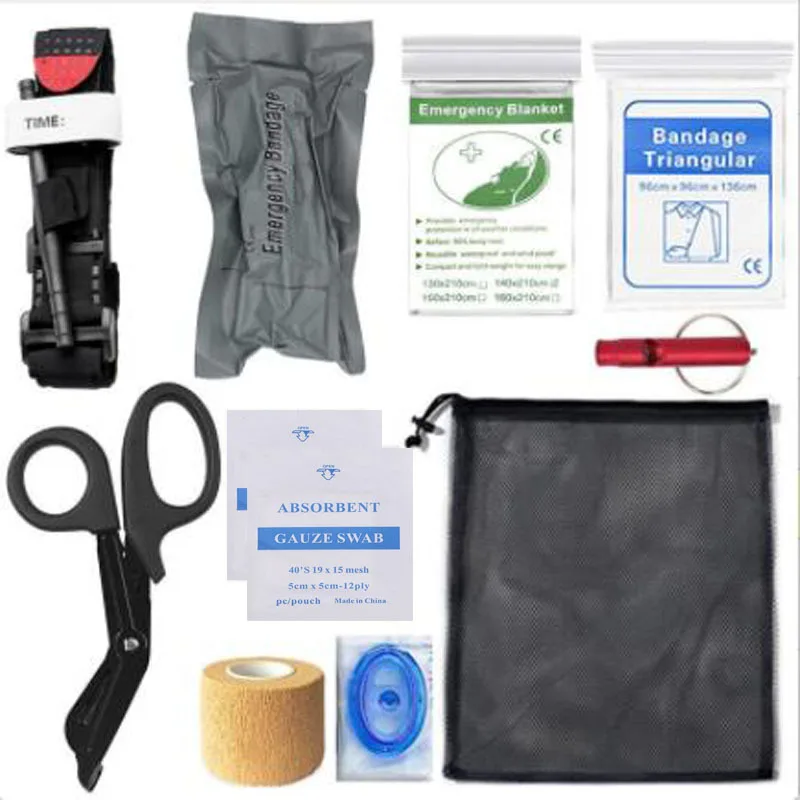 Tourniquet Set Outdoor First Aid Supplies Tactical Emergency Kit Camping Survival Set