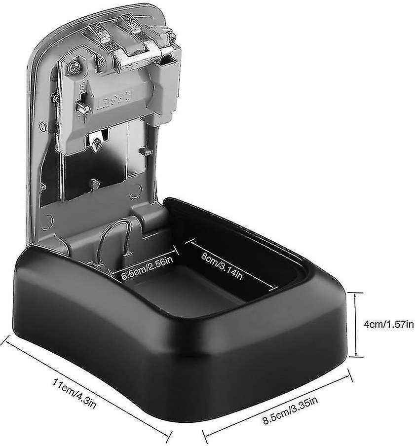 Key Safe With 4 Digit Combination Key Safe Storage Lock Box For Home Garage