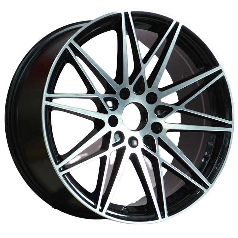 Black Machined Face Aftermarket oy Rims  18~22 inch 5x114/120 Passenger Car Wheels Multi Spoke