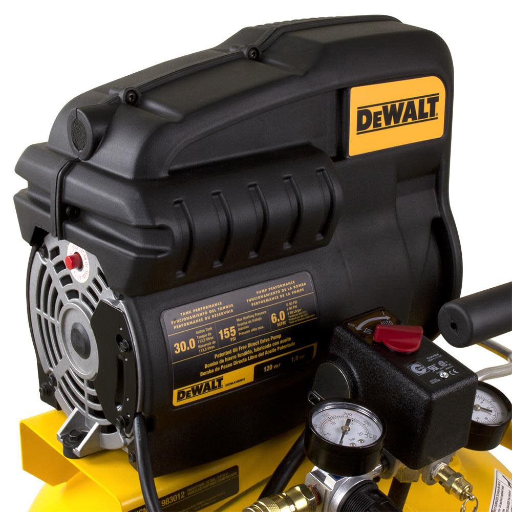 DW 30-Gallon Portable 155-PSI Electric Vertical Air Compressor DXCMLA1983012 from DW