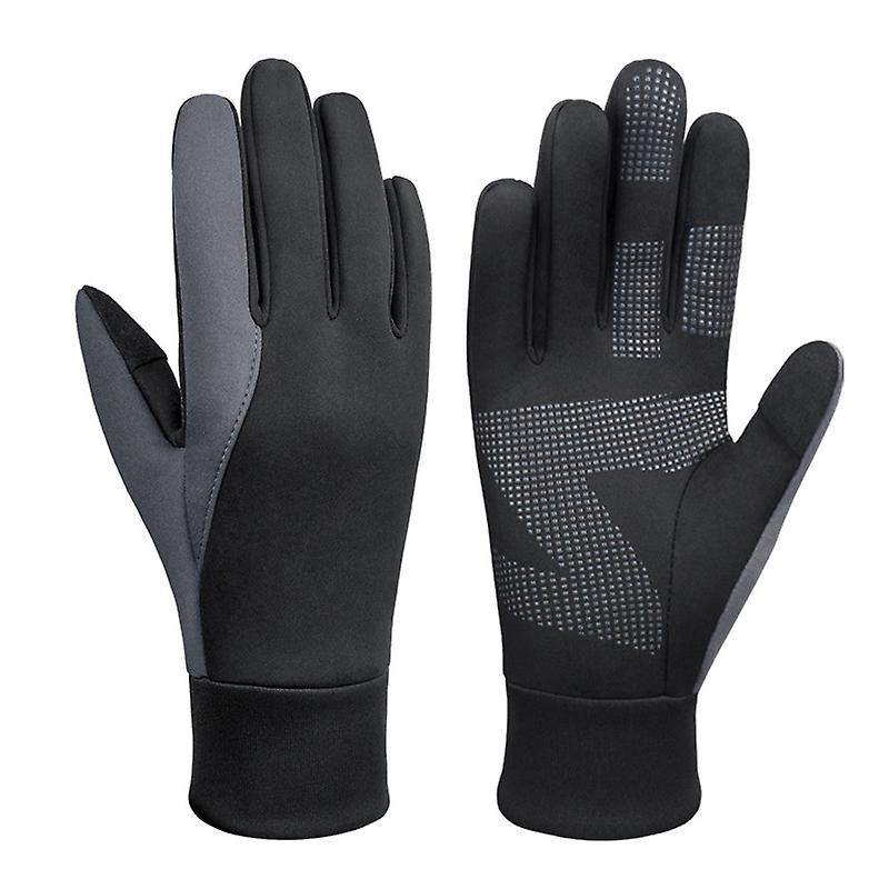 Ozero Winter Fingerless Riding Touch Screen Silicone Breathable Gloves