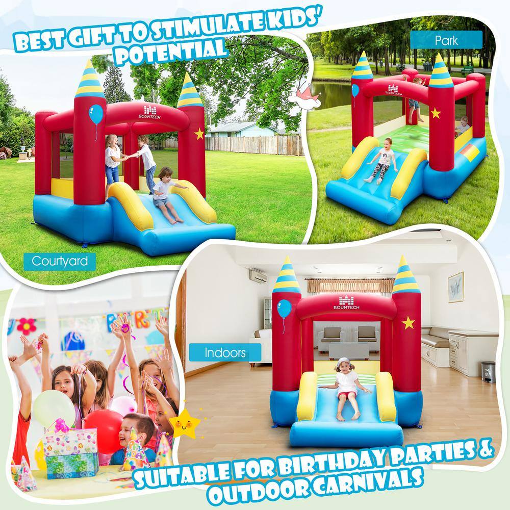 Costway Inflatable Bounce House Kids Jumping Bouncer Indoor Outdoor with 480-Watt Blower NP10708US