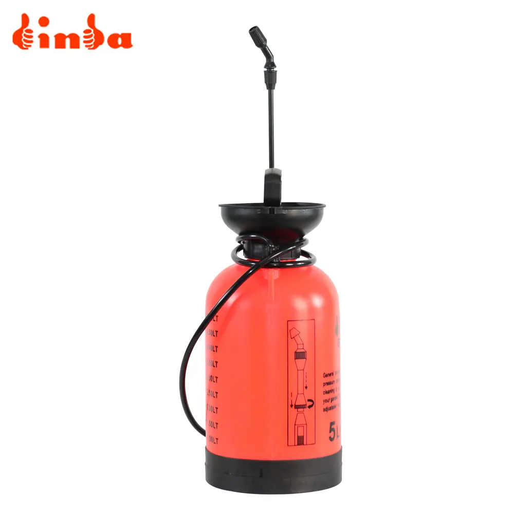 5L High Pressure Hand Manual Pump Sprayer Bottle 5 Liter Garden Sprayer