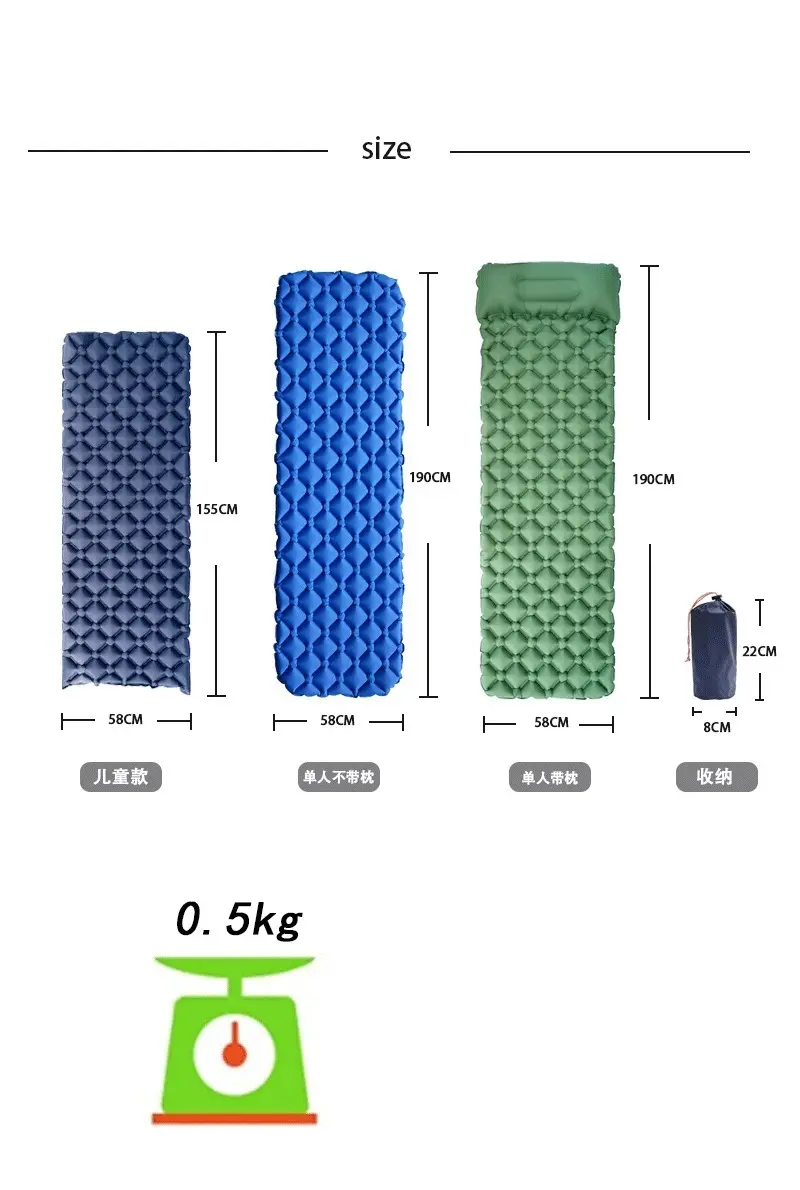 Inflatable Large Outdoor Waterproof Durable Portable Foldable Lightweight Camping Picnic Mat