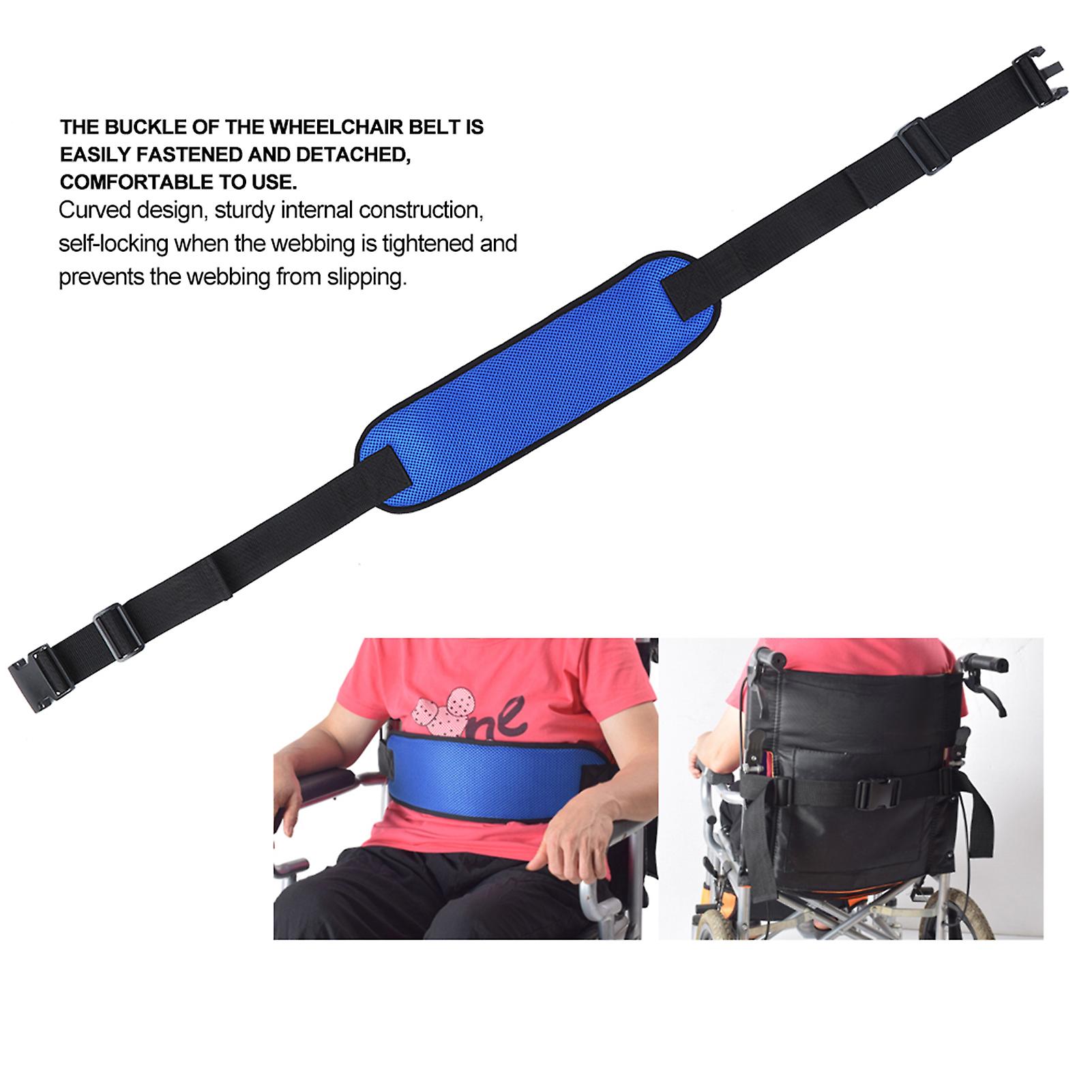 Breathable Adjustable Wheelchair Seat Belt Cushion Safety Harness Straps For Elderly Patientswheelchair Harness