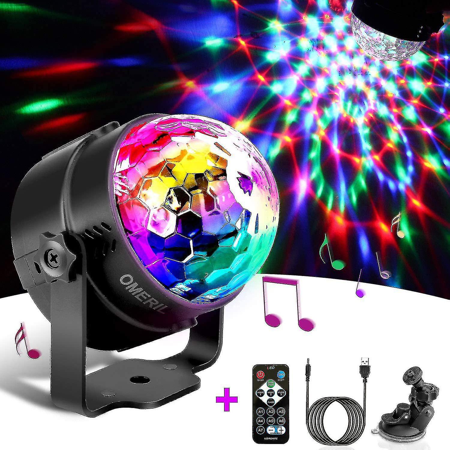 Disco Ball Led Party Lamp Music Controlled Disco Light Effects