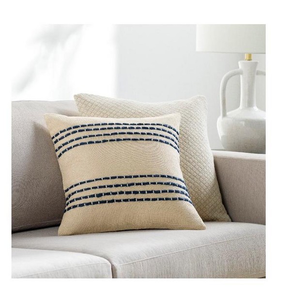 Mark amp Day Zutendaal Coastal Cream Decorative Pillow Cover