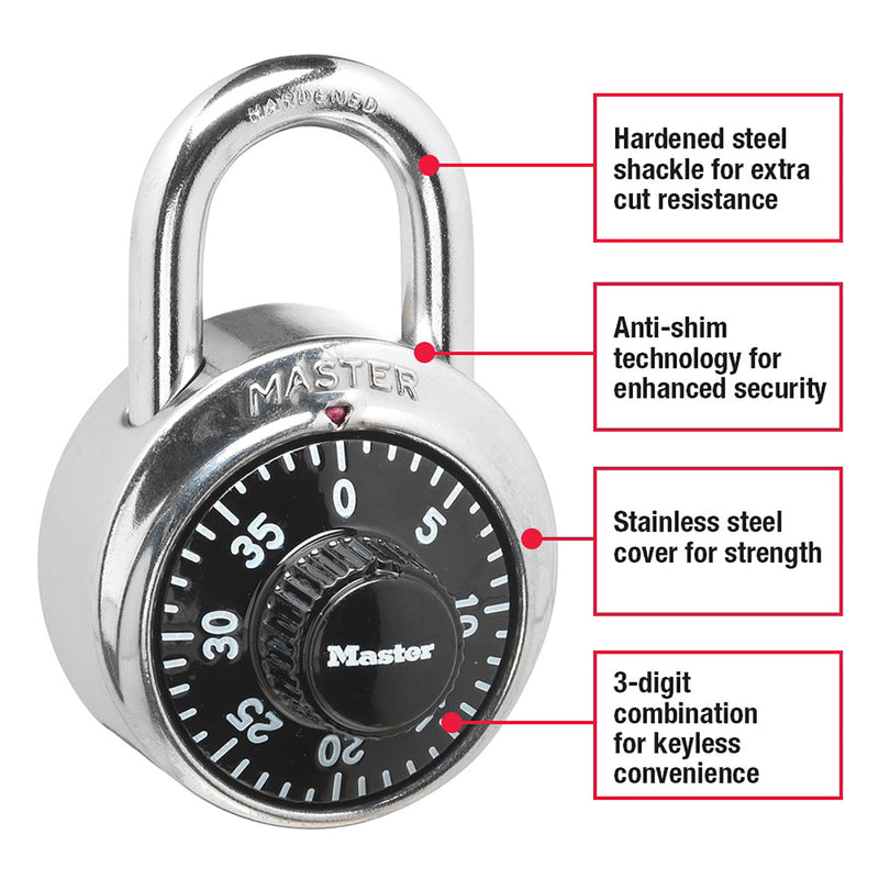 PADLOCK CMBO DIAL 1-7/8