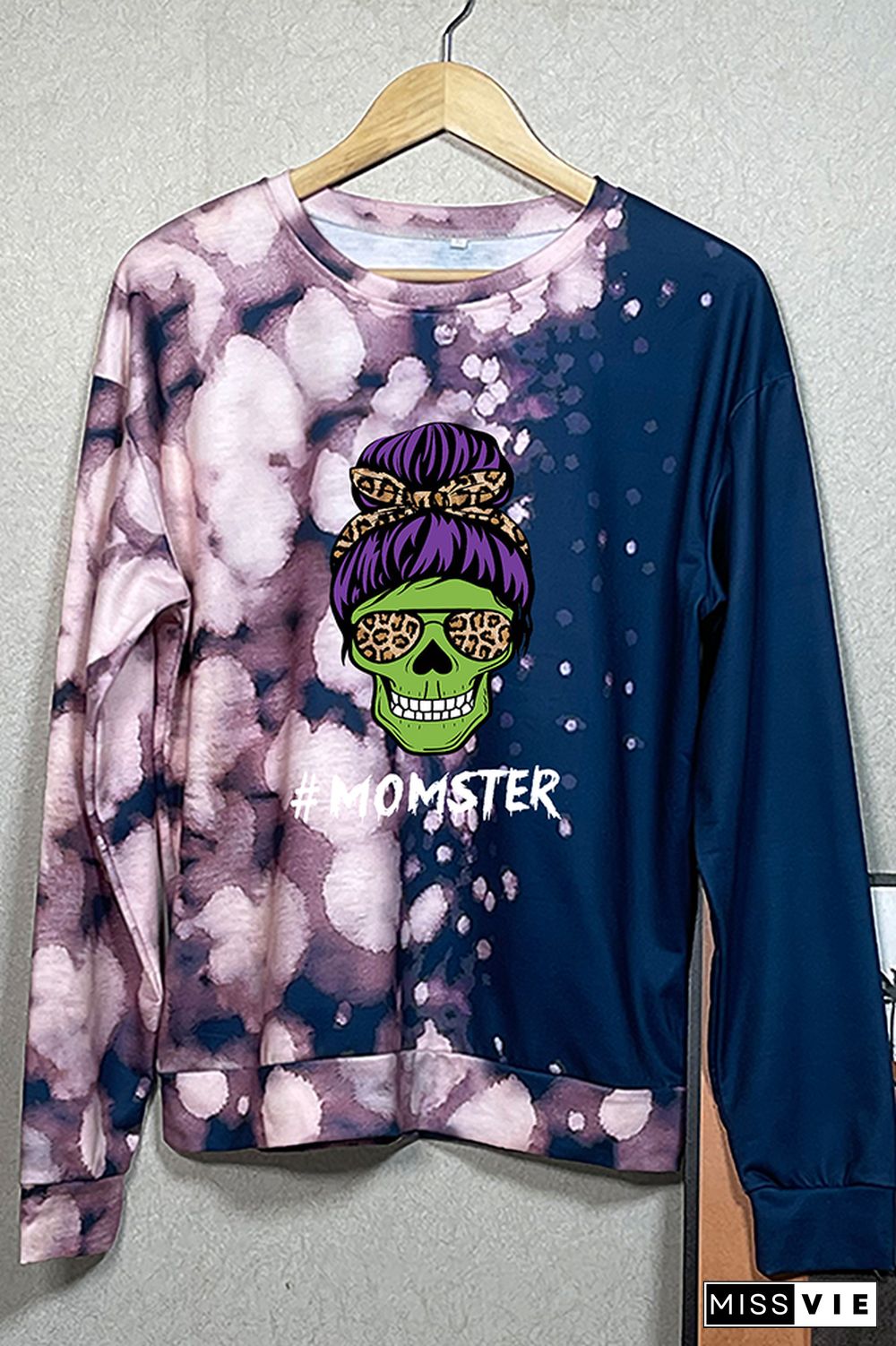 Halloween Momster skull Sweatshirt Women Wholesale