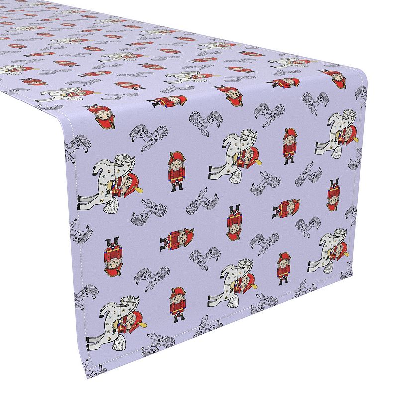 Table Runner， 100% Polyester， 14x108， Nutcracker Fairy Tale