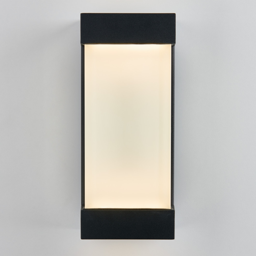 Glacier Integrated LED Wall Light   Transitional   Outdoor Wall Lights And Sconces   by Artika  Houzz