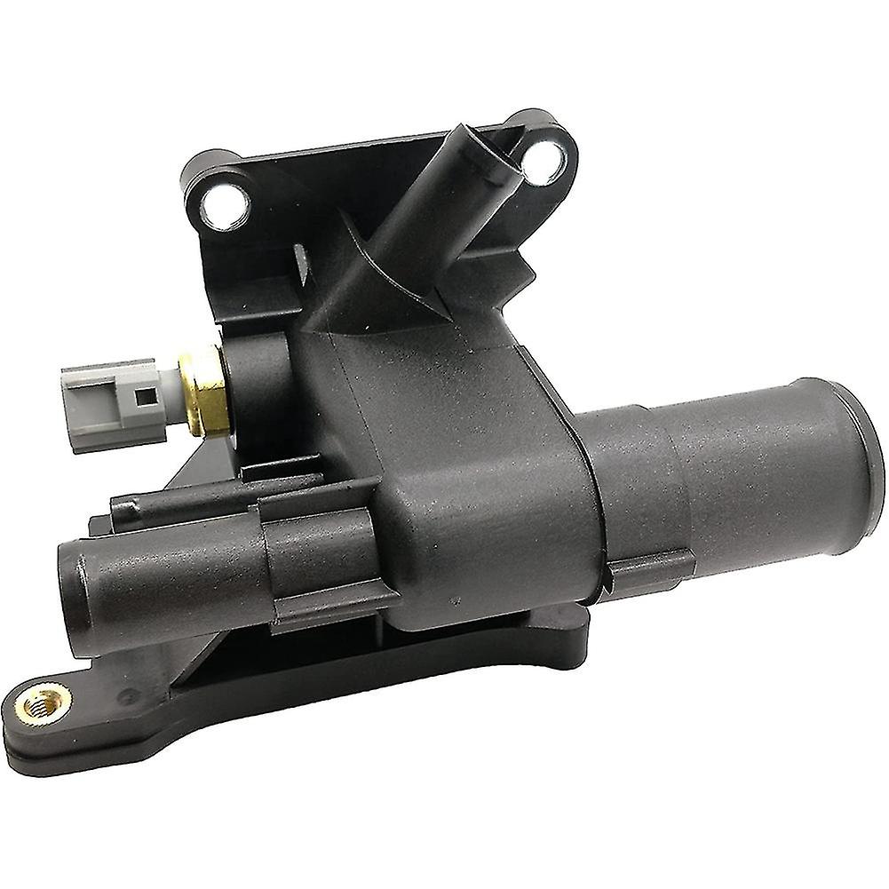 New Thermostat Engine Coolant Water Outlet With Sensor For 3 5 6 2006-2013 2.0l-l4 Lf941517z