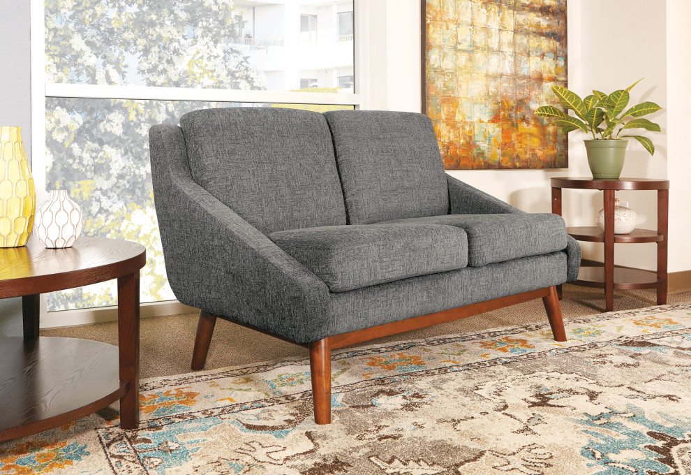 Mid Century Loveseat   Midcentury   Loveseats   by Office Star Products  Houzz