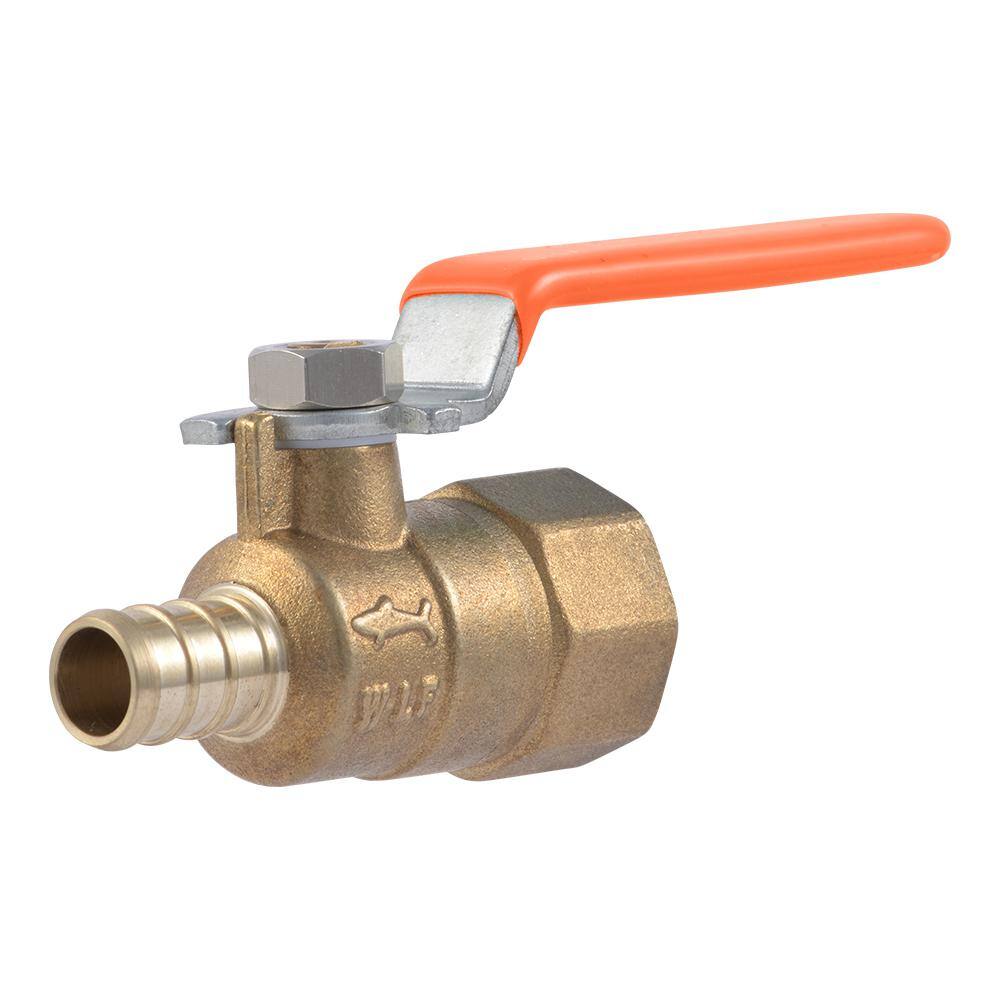 SharkBite 12 in. PEX Crimp x 12 in. FNPT Brass Female Threaded Ball Valve UC22182