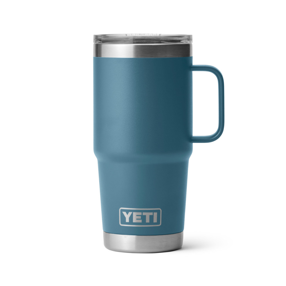 Yeti Rambler 20oz Travel Mug with Stronghold Lid Nordic Blue ;