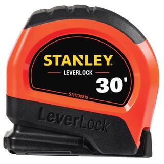 Stanley 30 ft. LeverLock High Visibility Tape Measure STHT30819S