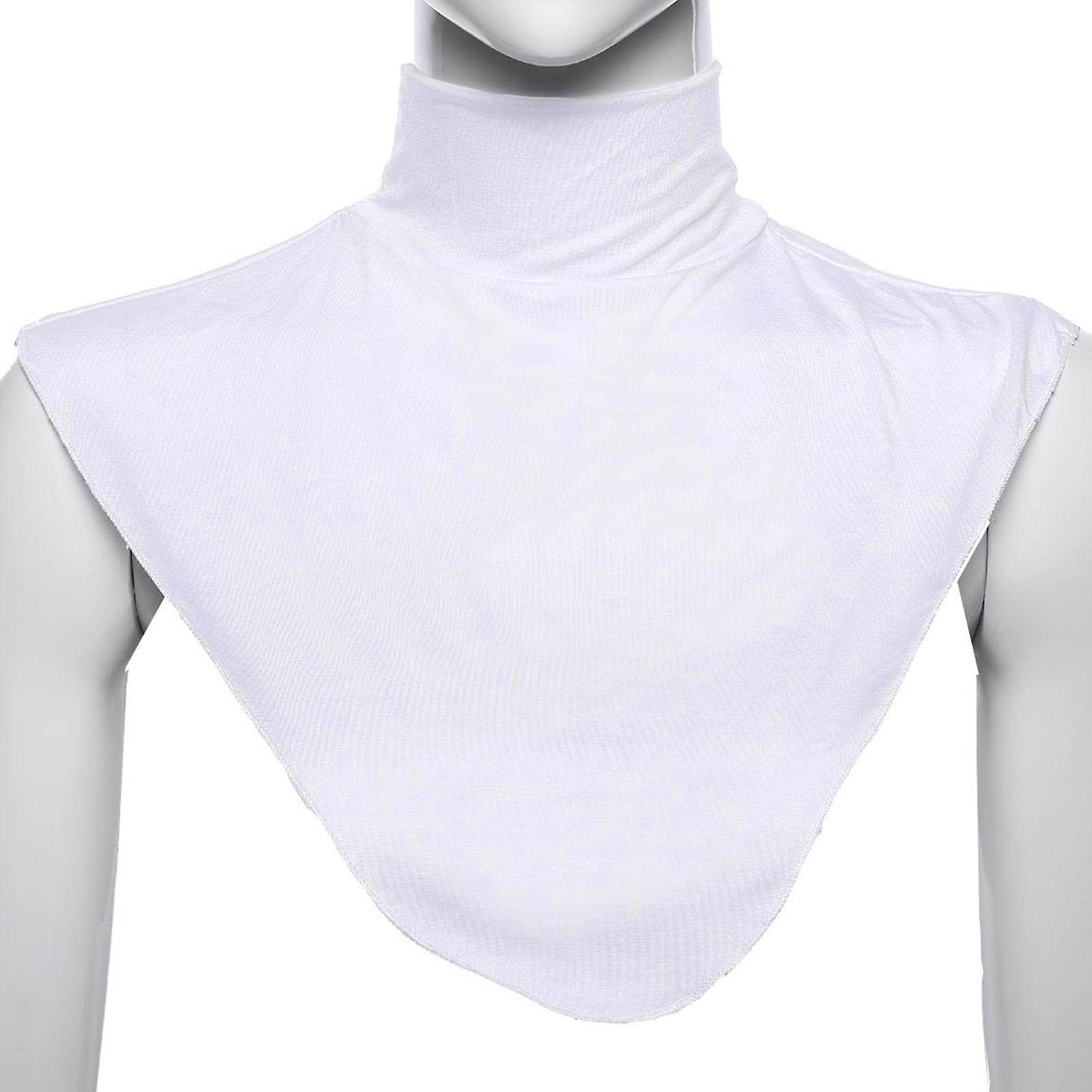 Women Turtleneck Dickey Muslim Modal Half Top False Collar Hijab Extension Cover