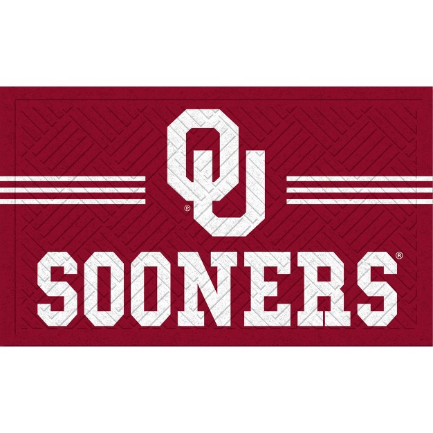 Embossed Mat Cross Hatch University Of Oklahoma