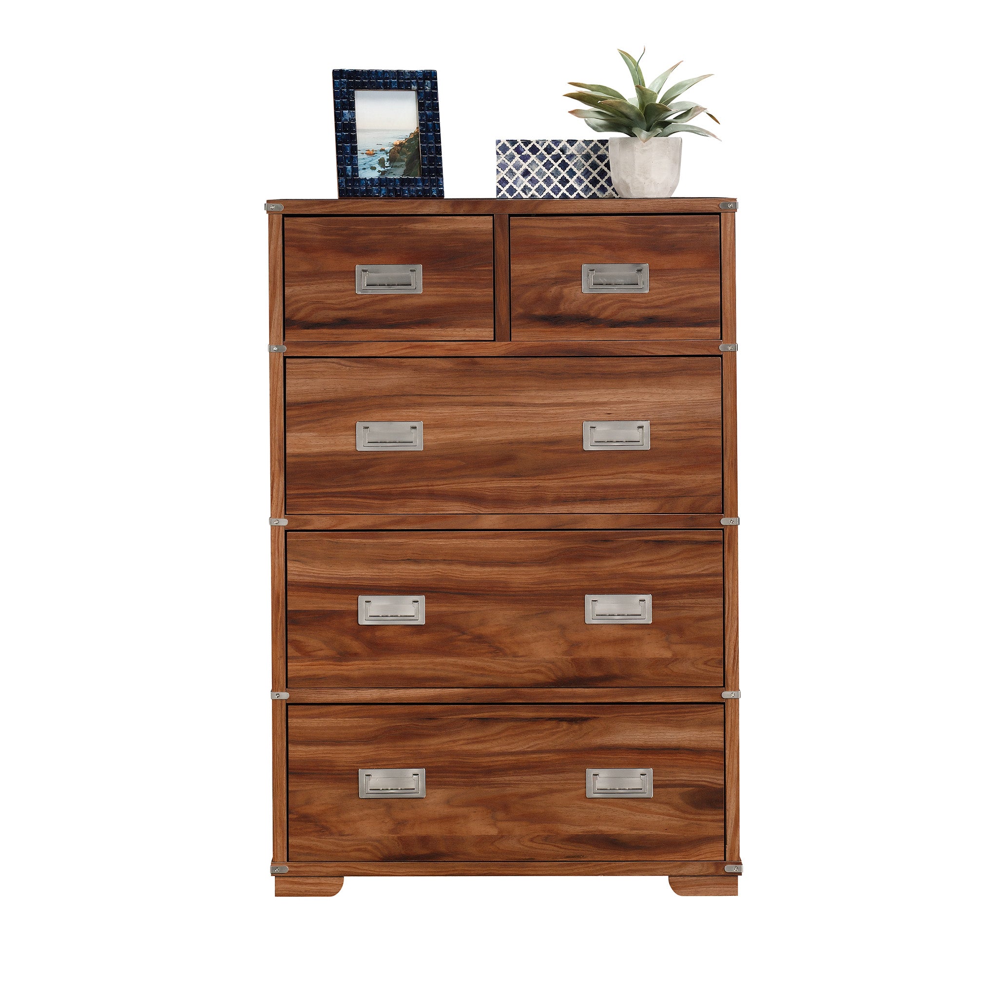 Sauder 422463 Vista Key 5-Drawer Chest, Blaze Acacia? Finish