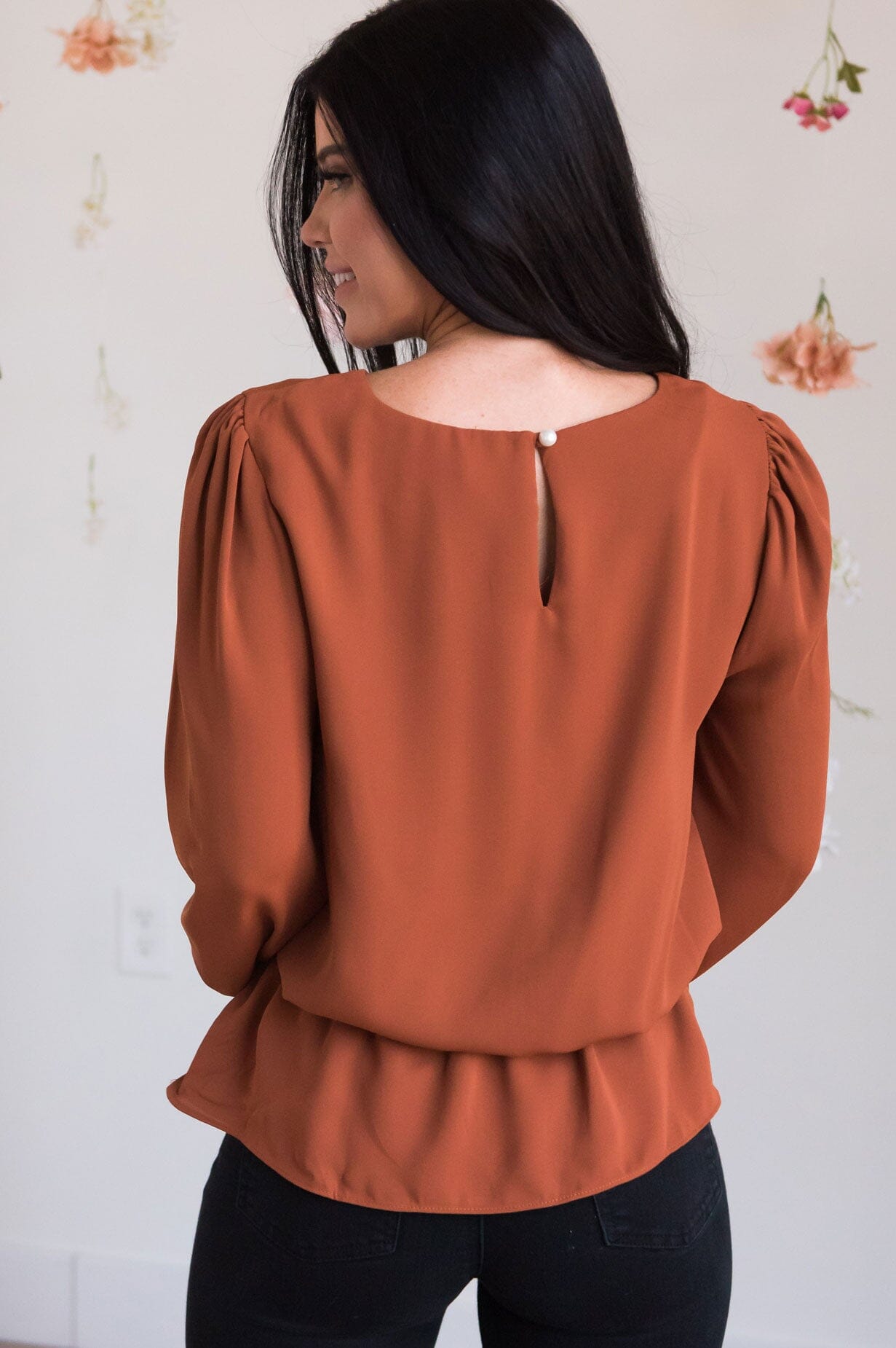 At The Office Long Sleeve Blouse