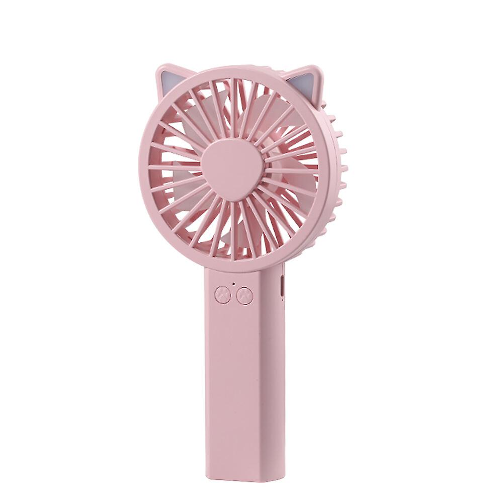 1 Set Mini Electric Fan Portable Small Electric Fan Handheld Fan Plastic Electric Fan For Outdoor