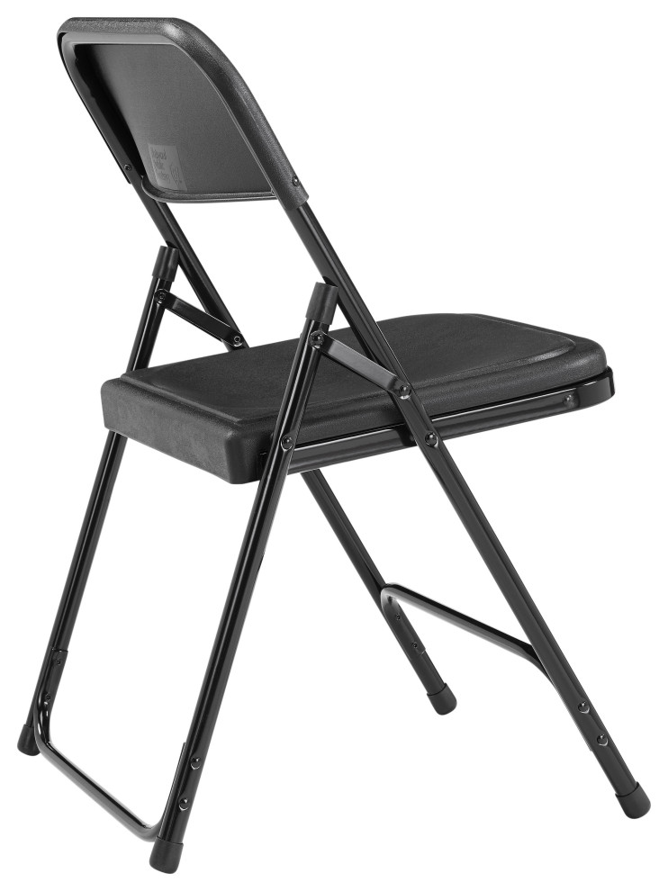 NPS 800 Premium Lightweight Plastic Folding Chair  Set of 4   Contemporary   Folding Chairs And Stools   by National Public Seating  Houzz