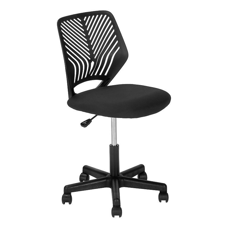 Monarch Mid-Back Adjustable Armless Office Chair