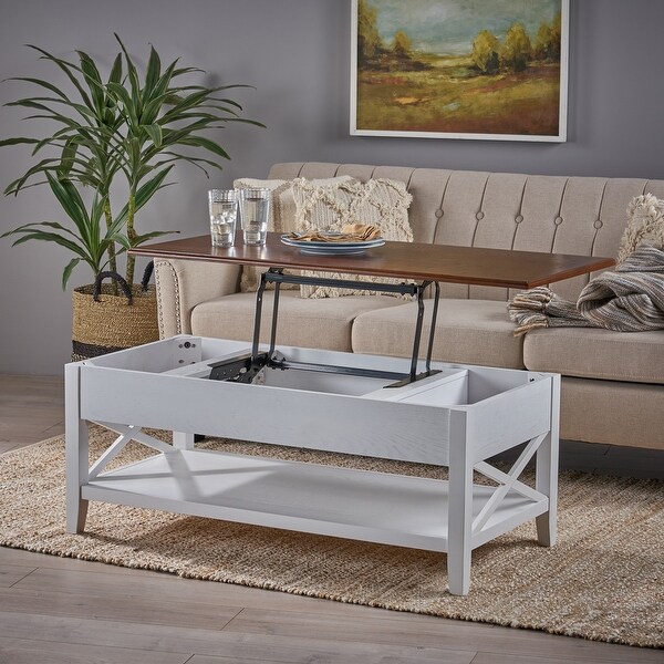 Decatur Farmhouse Lift Top Coffee Table by Christopher Knight Home