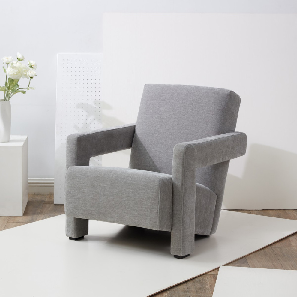 Safavieh Couture Taylor Modern Velvet Accent Chair   Contemporary   Armchairs And Accent Chairs   by Safavieh  Houzz