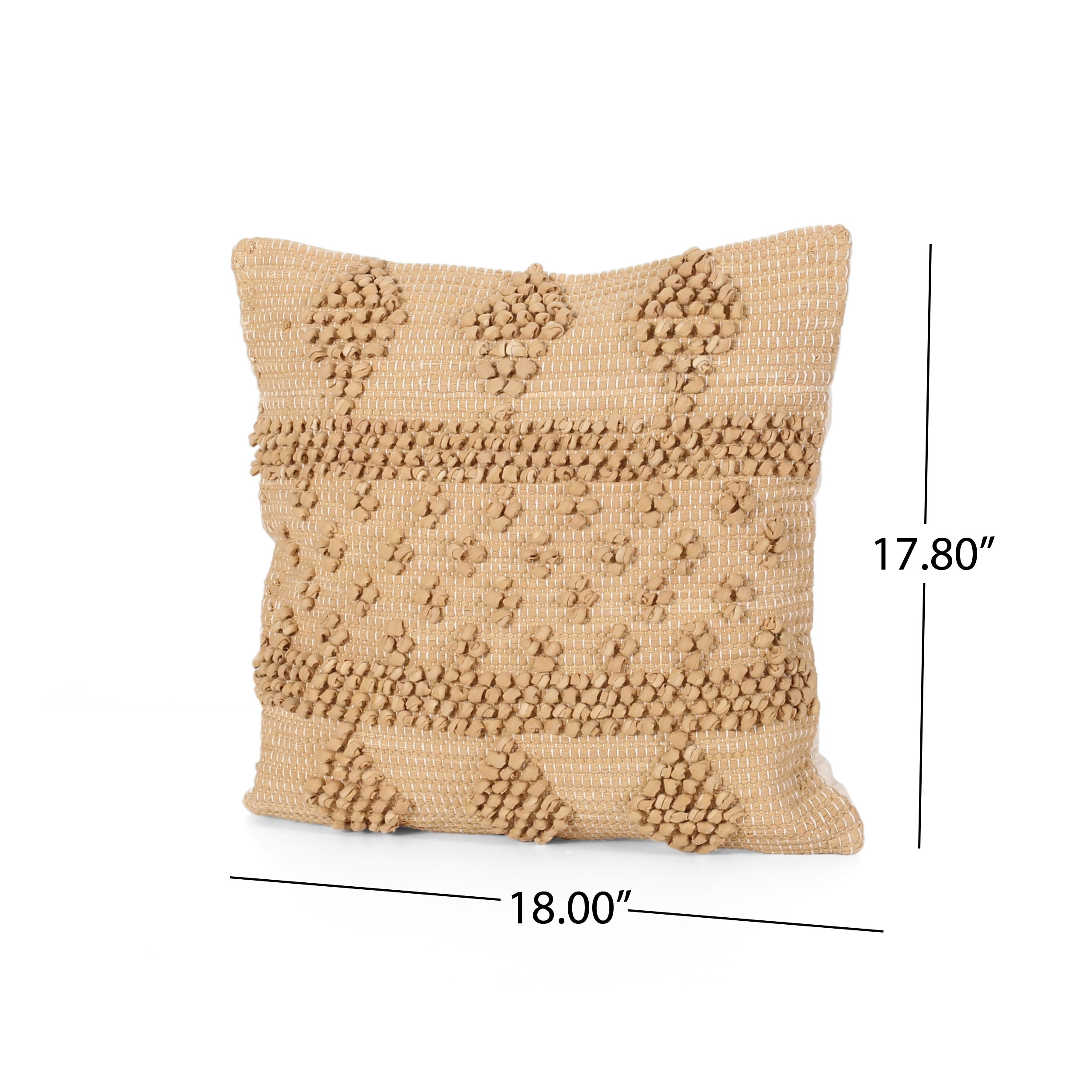 Kent Boho Cotton Chindi Throw Pillow