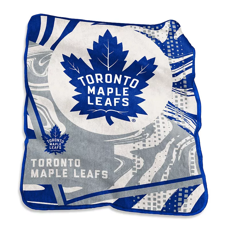 Toronto Maple Leafs 50 x 60 Swirl Raschel Throw Blanket