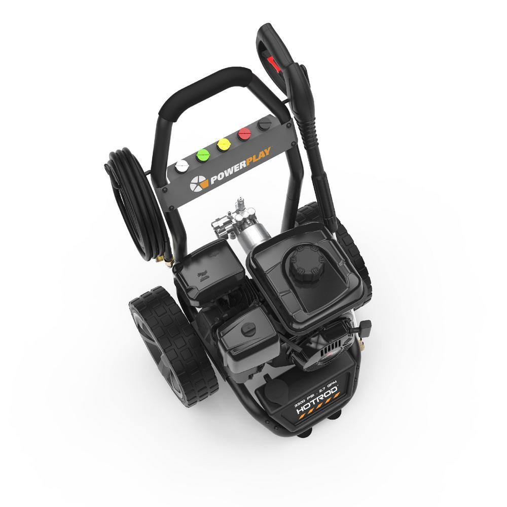 Powerplay Hotrod 3300 PSI 2.7 GPM Gas Powered Cold Water Pressure Washer HR233HB27ARNLQC