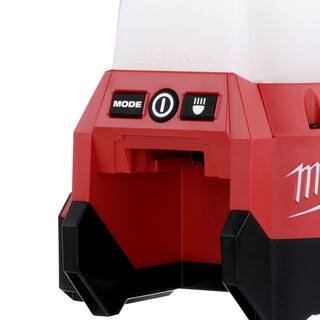 MW M18 18-Volt 2200 Lumens Cordless Radius LED Compact Site Light with Flood Mode (Tool-Only) 2144-20