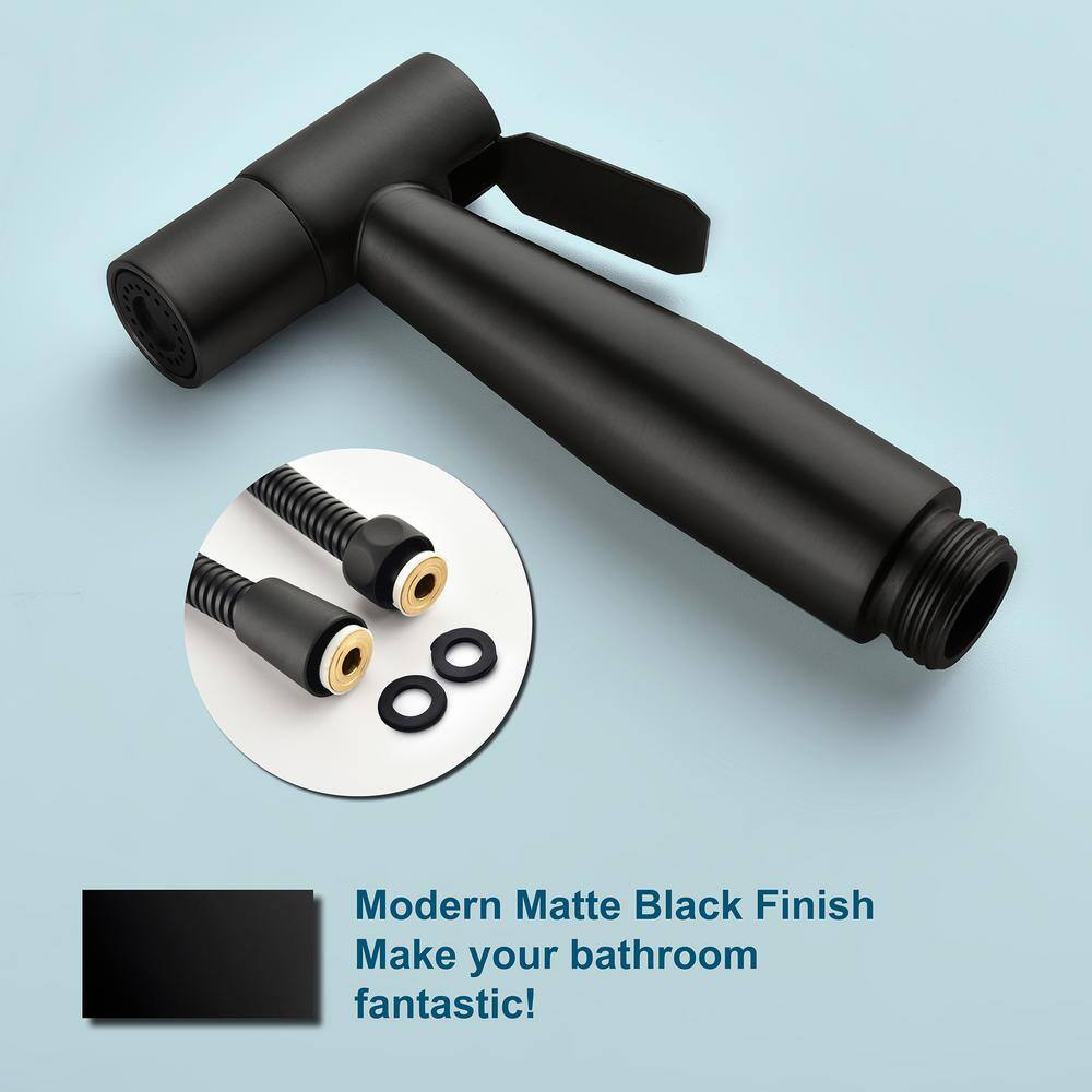 Nestfair Non- Electric Bidet Attachment in. Matte Black SMD6029B