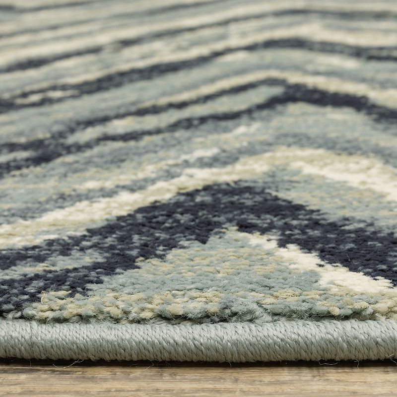 StyleHaven Salinas Industrial Chevron Area Rug